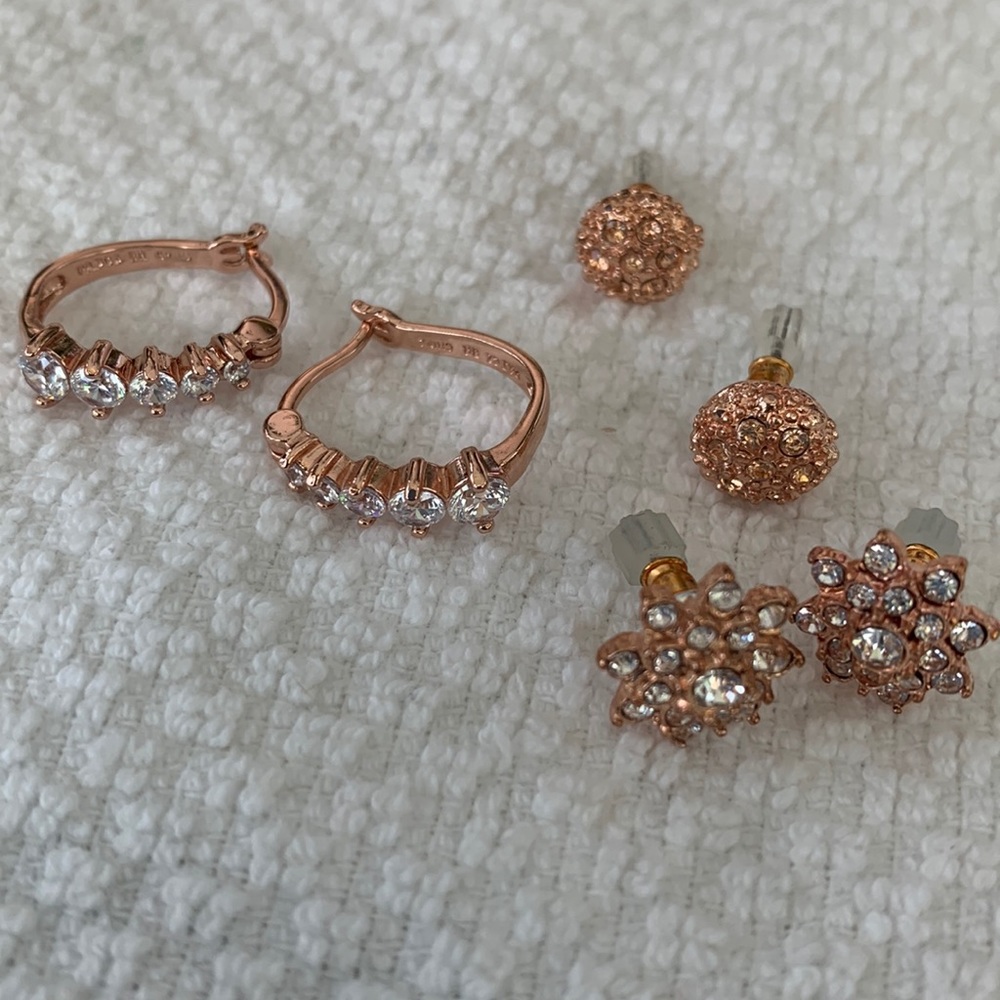 ✅Firm Price✅Rose Gold Earring Bundle